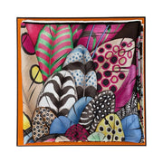 Hermes Plumes Silk Scarf 90cm